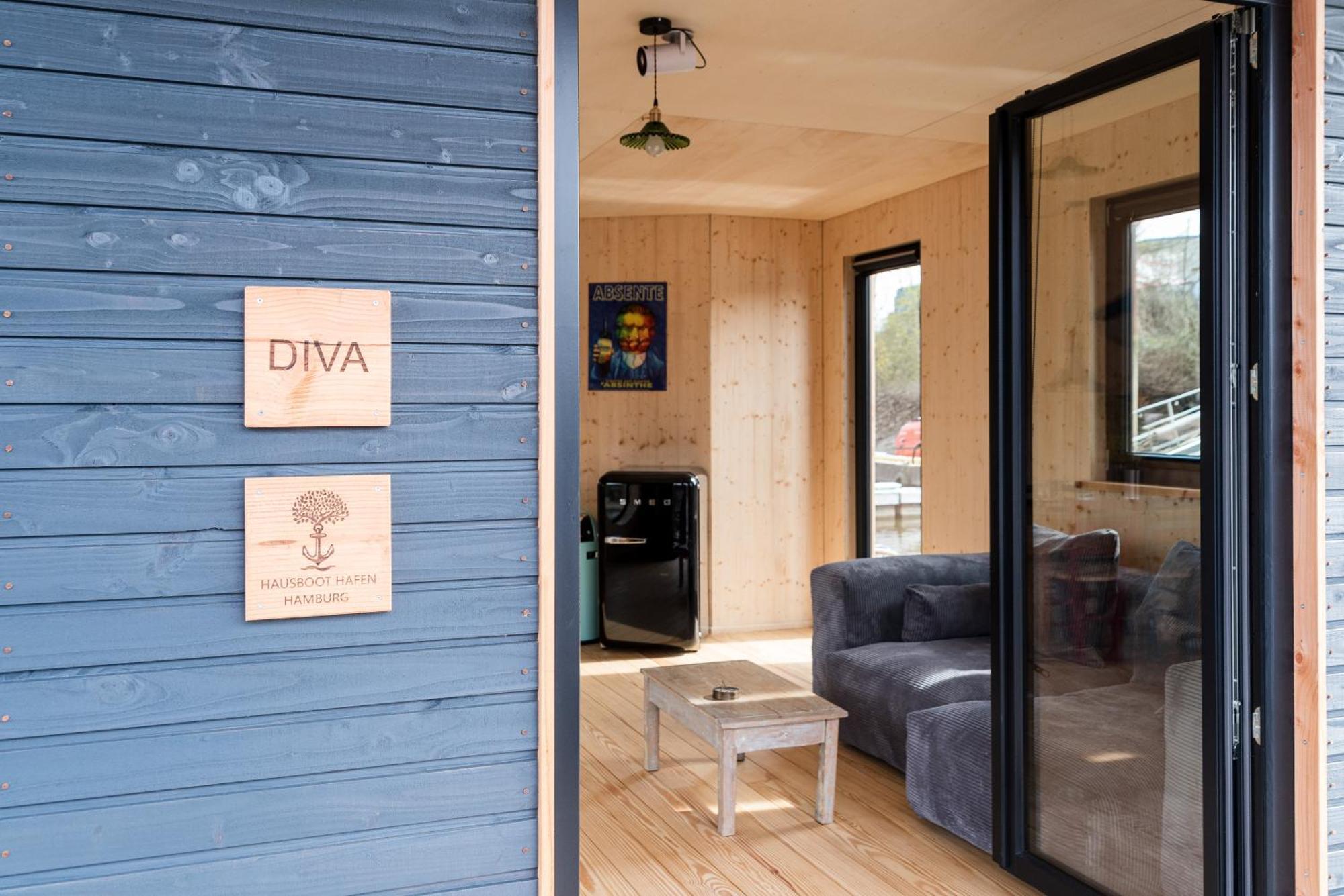 Komfort-Hausboot Diva Mit Kamin Хамбург Екстериор снимка